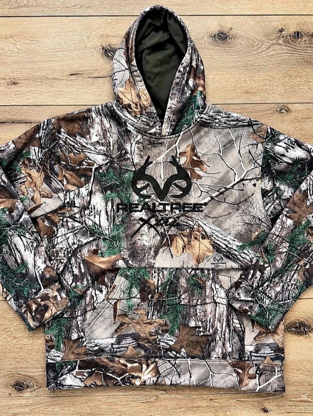 Realtree Xtra Camo Hoodie in Brown & Green